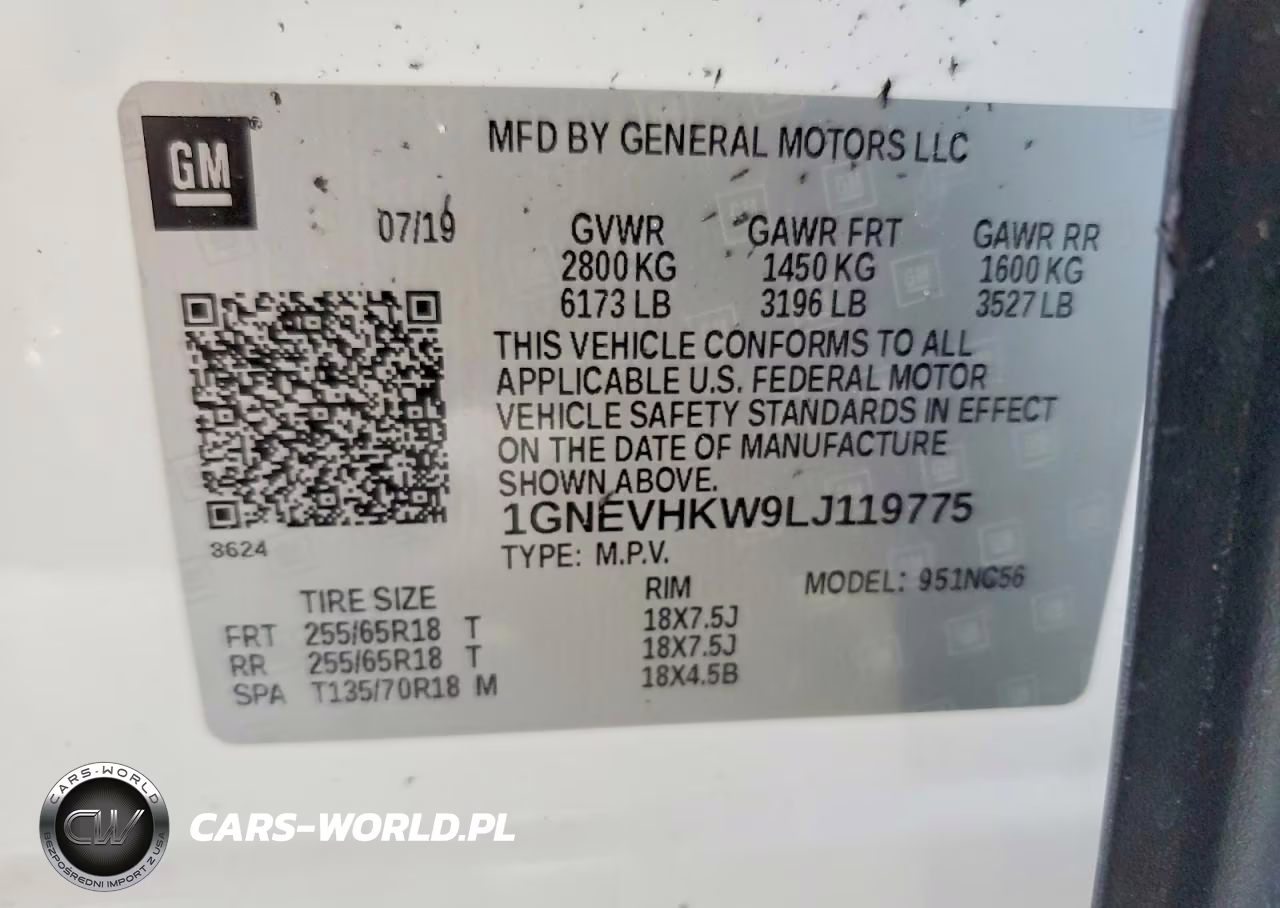 2020 Chevrolet Traverse Lt VIN:1GNEVHKW9LJ119775 - 12