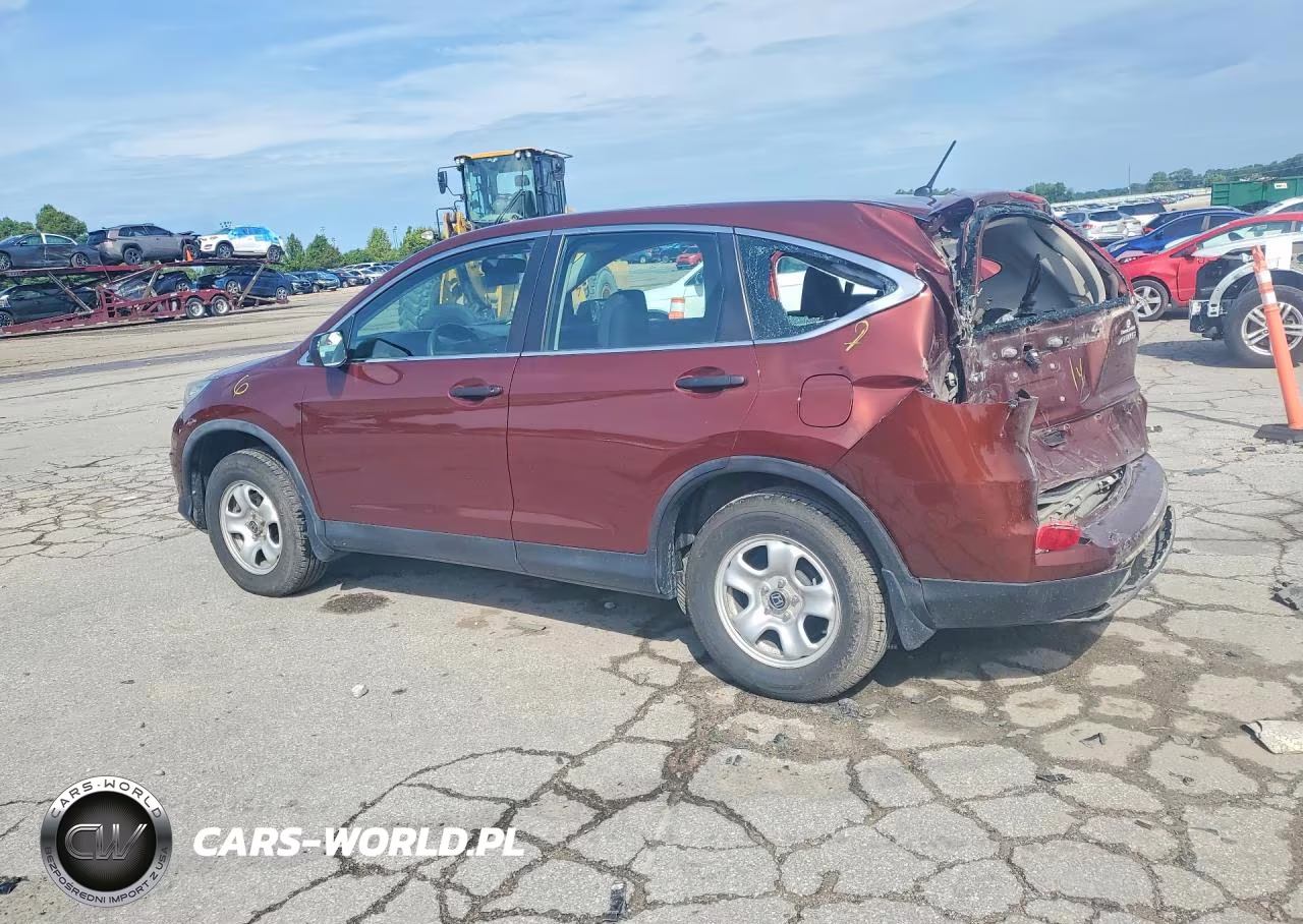 2015 Honda Cr-V Lx VIN:5J6RM4H3XFL070530 - 2