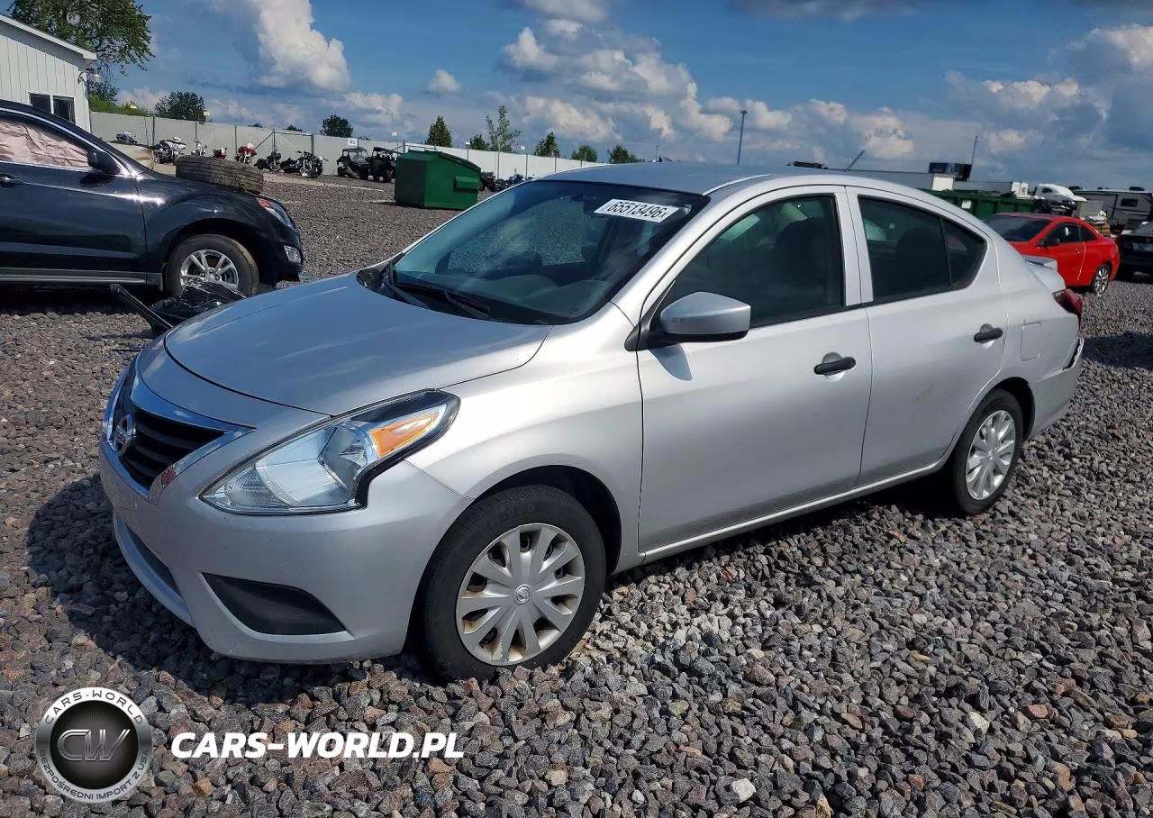 2019 Nissan Versa S Plus VIN:3N1CN7AP8KL840054 - 1