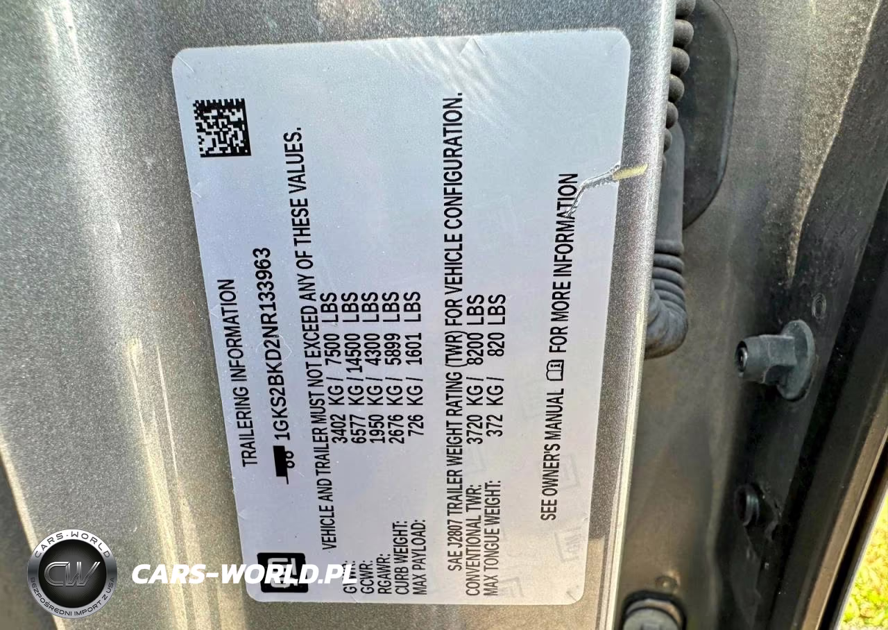2022 GMC Yukon Slt VIN:1GKS2BKD2NR133963 - 10