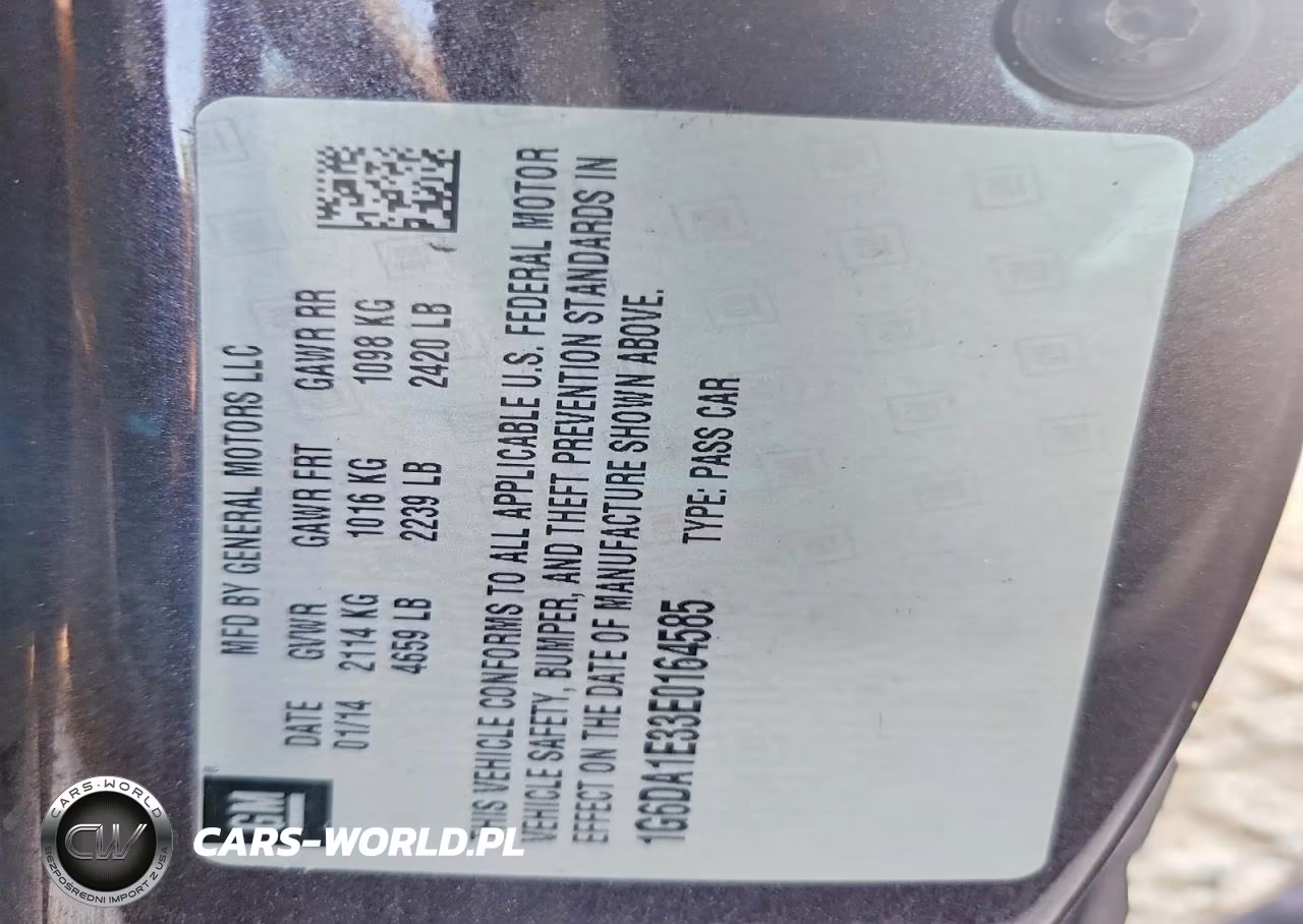 2014 Cadillac Cts VIN:1G6DA1E33E0164585 - 12