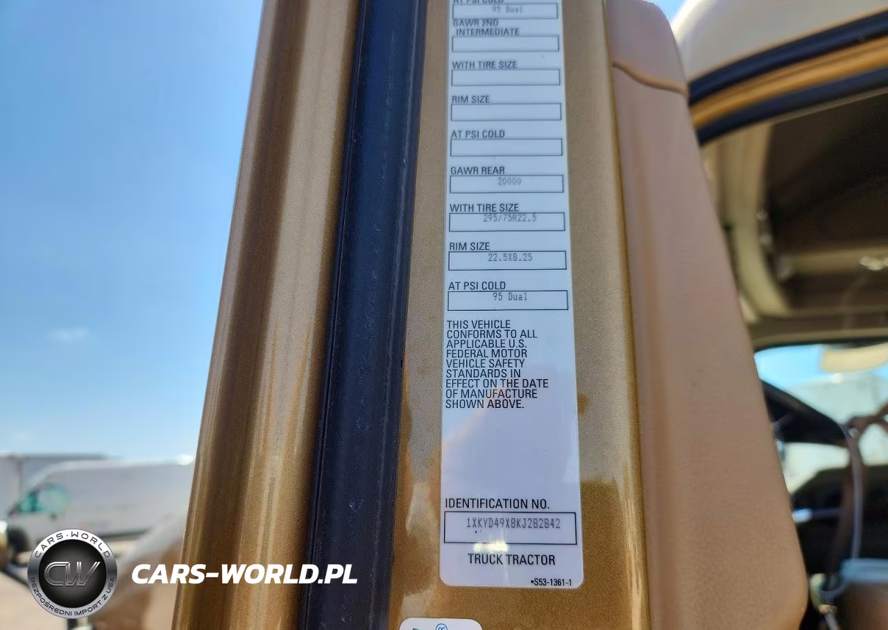 2019 Kenworth Constructi - Semi Truck VIN:1XKYD49X8KJ282842 - 12