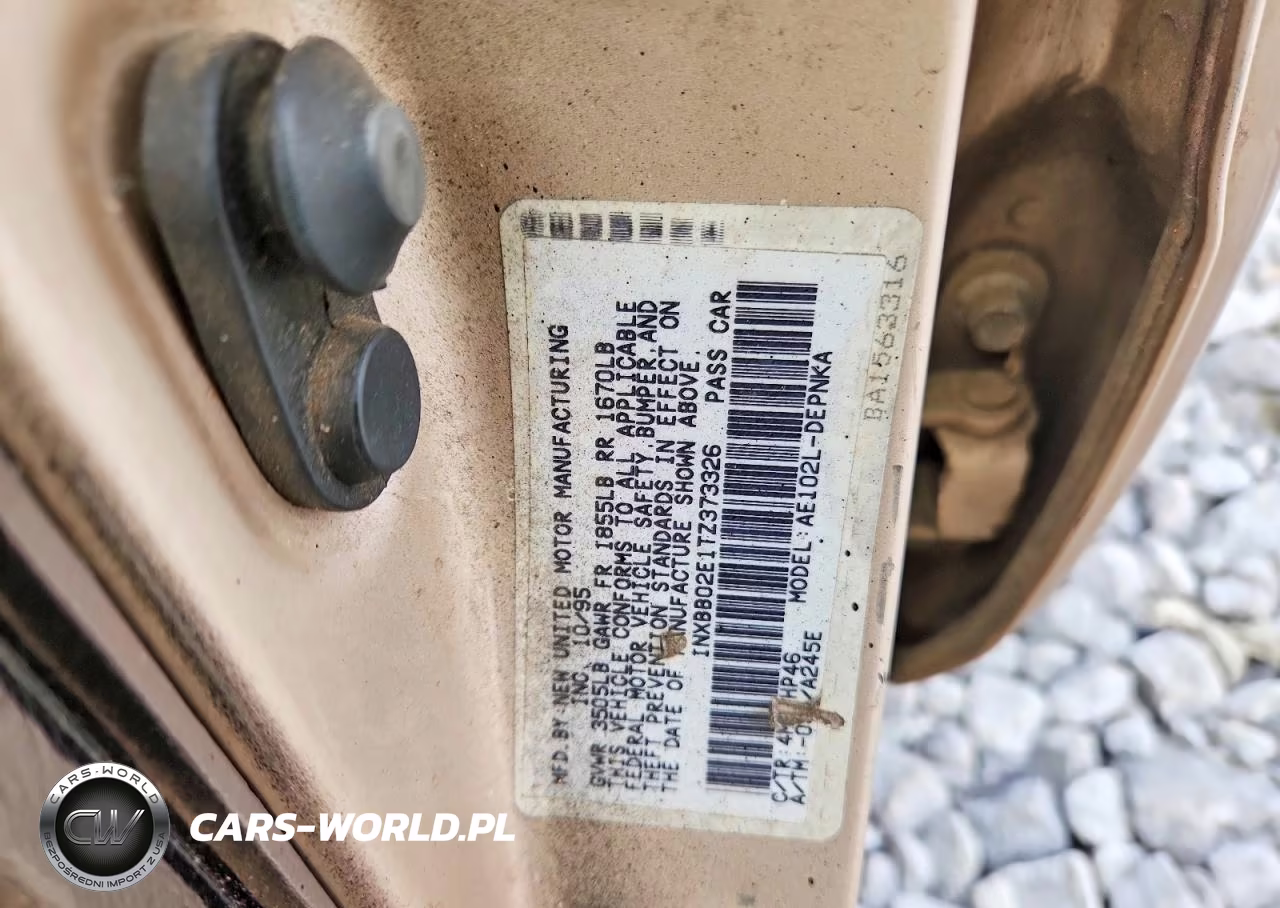 1996 Toyota Corolla VIN:1NXBB02E1TZ373326 - 12