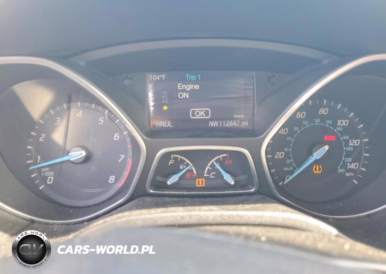 2014 Ford Focus Se VIN:1FADP3F24EL447790 - 9