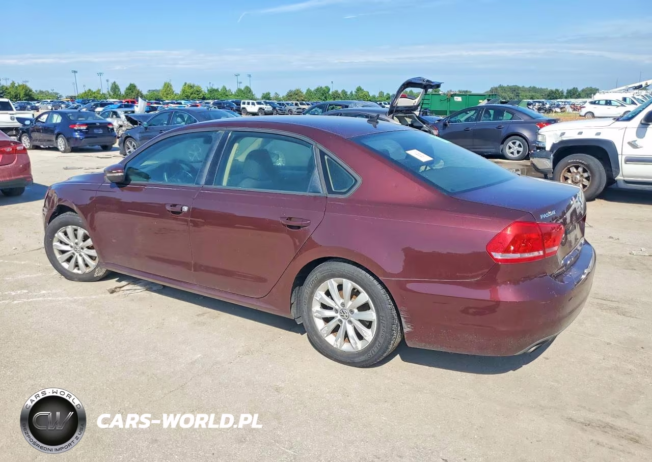 2012 Volkswagen Passat S VIN:1VWAH7A30CC039119 - 2