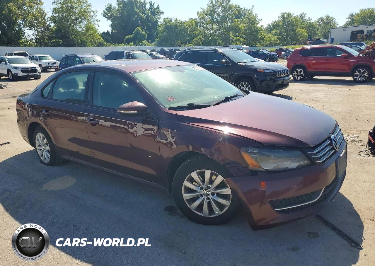 2012 Volkswagen Passat S VIN:1VWAH7A30CC039119 - 4