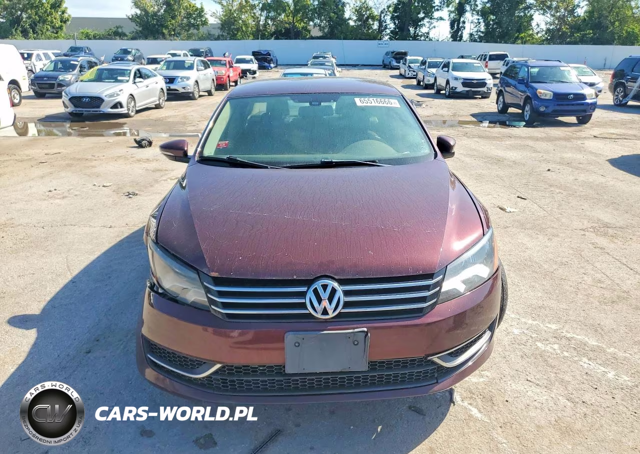 2012 Volkswagen Passat S VIN:1VWAH7A30CC039119 - 5
