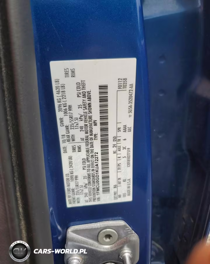 2019 Ford Escape Se VIN:1FMCU0GD1KUA12272 - 14