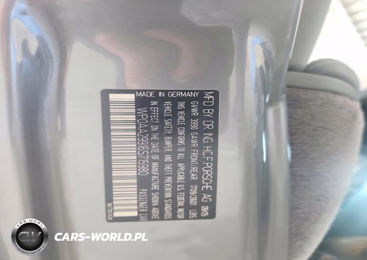 2006 Porsche 911 New Generation Carrera VIN:WP0AA29916S715980 - 13