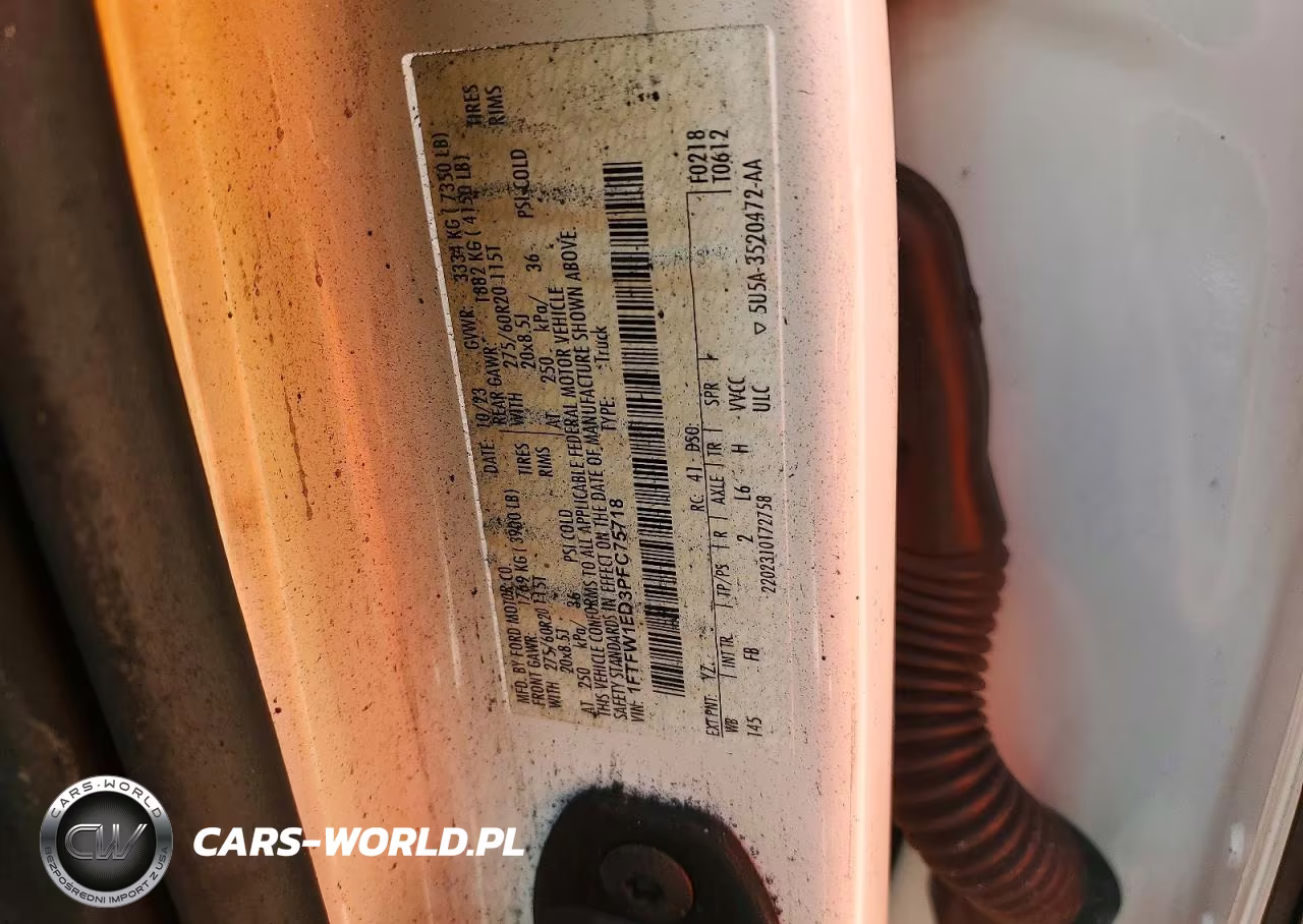 2023 Ford F150 Supercrew VIN:1FTFW1ED3PFC75718 - 12