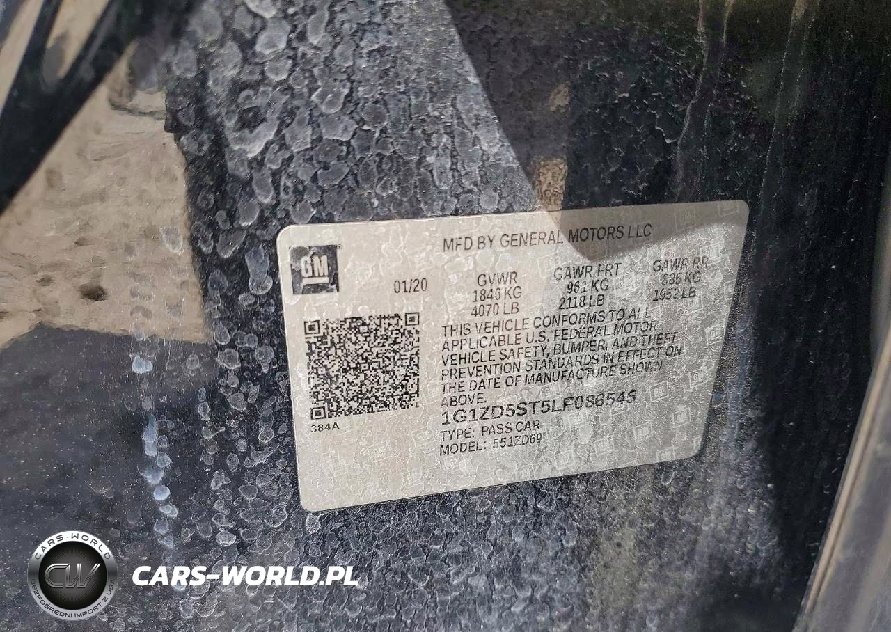 2020 Chevrolet Malibu Lt VIN:1G1ZD5ST5LF086545 - 12