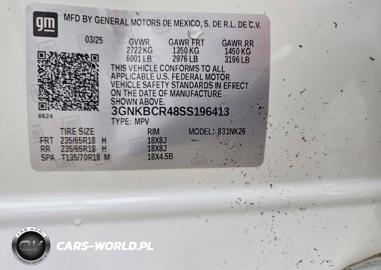 2025 Chevrolet Blazer 2Lt VIN:3GNKBCR48SS196413 - 13
