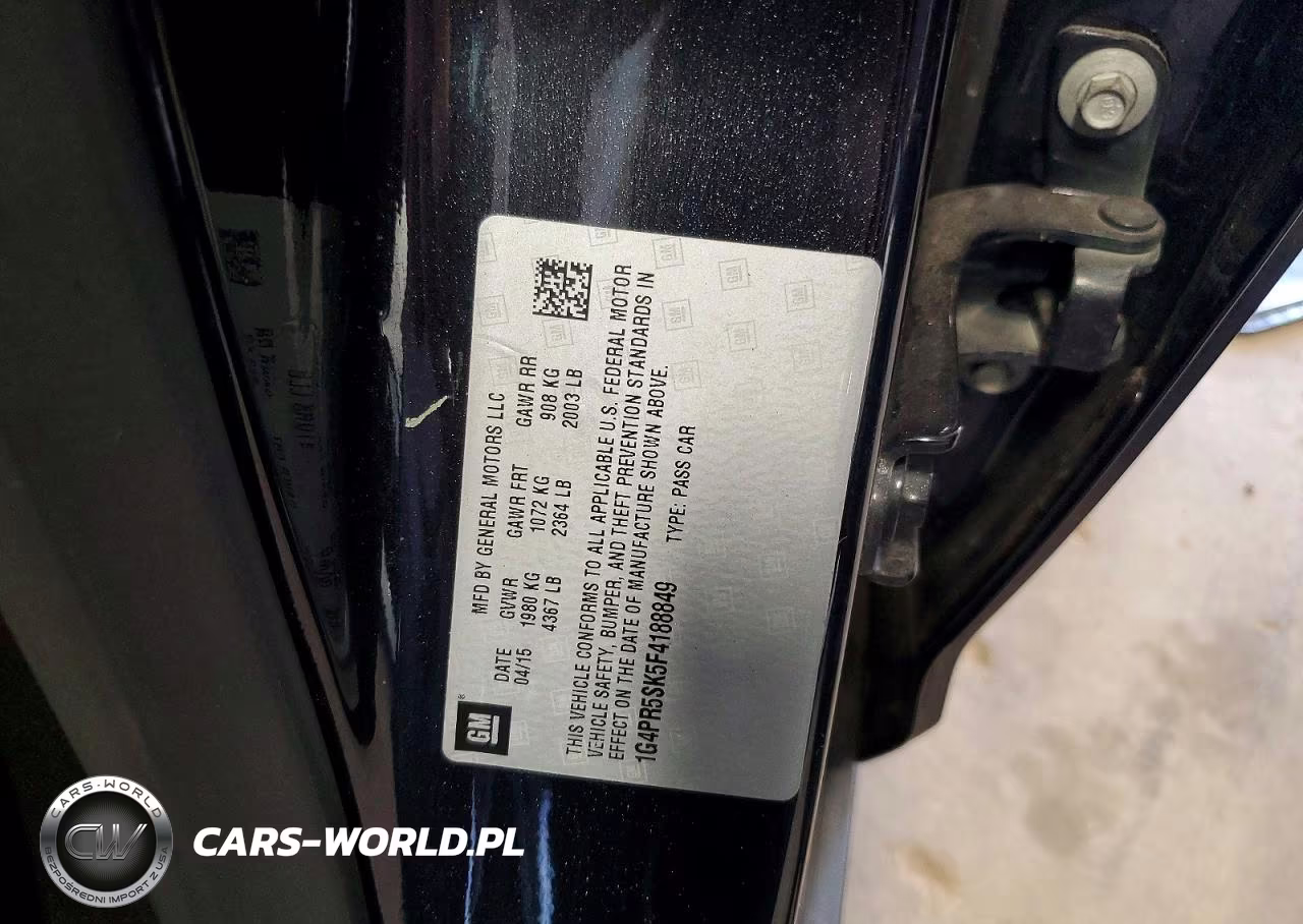 2015 Buick Verano Convenience VIN:1G4PR5SK5F4188849 - 13