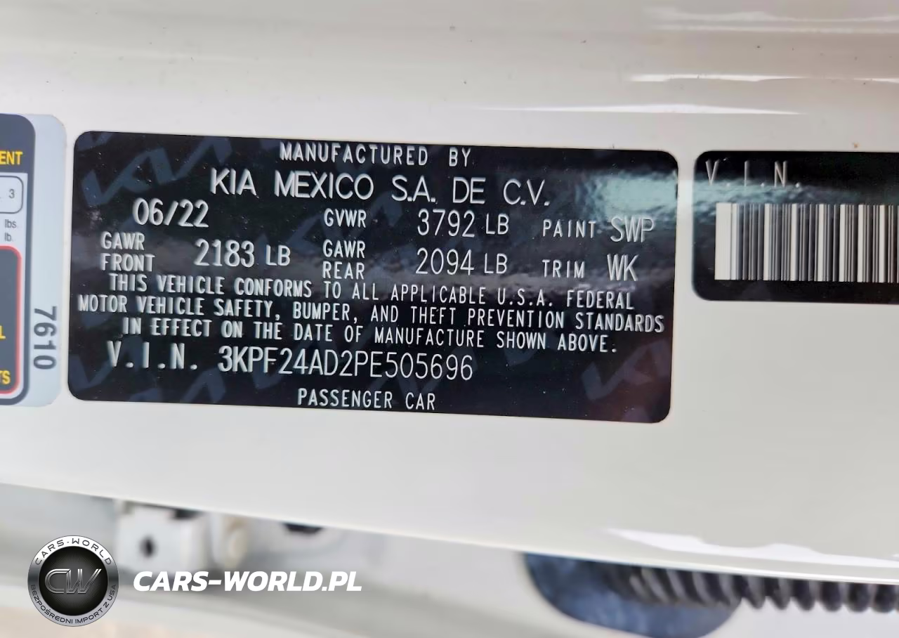 2023 Kia Forte Lxs VIN:3KPF24AD2PE505696 - 13