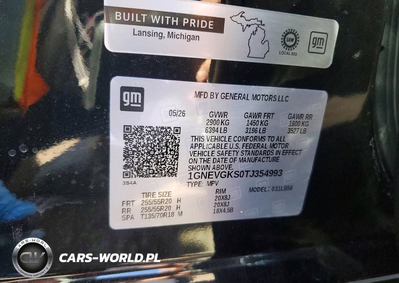 2026 Chevrolet Traverse Lt VIN:1GNEVGKS0TJ354993 - 14