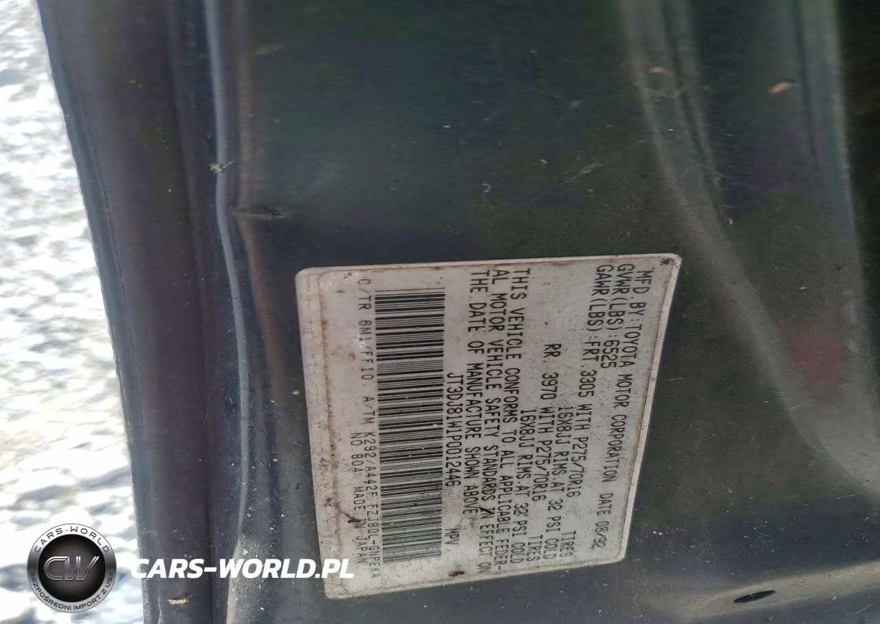 1993 Toyota Land Cruiser Dj81 VIN:JT3DJ81W1P0012446 - 13