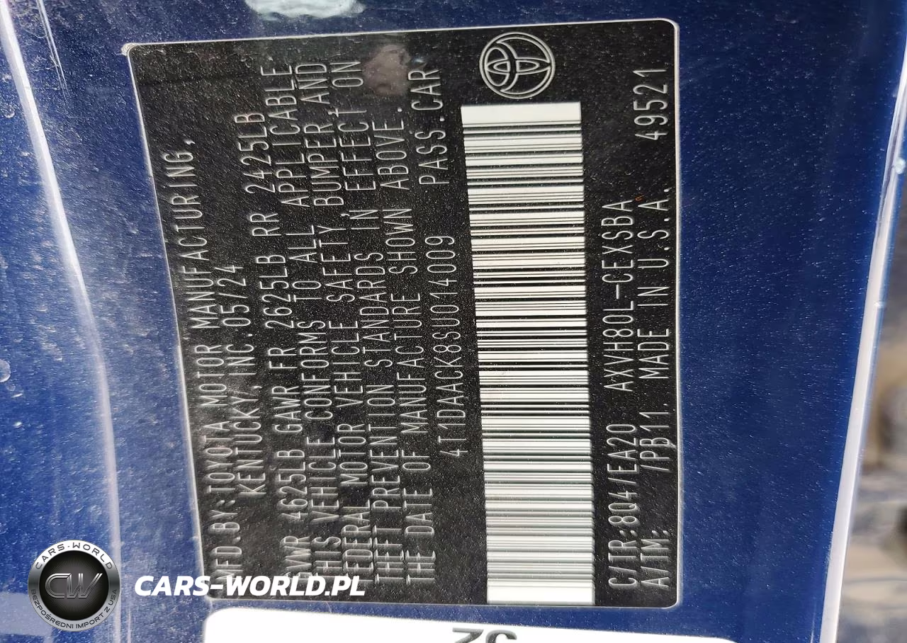 2025 Toyota Camry Se VIN:4T1DAACK8SU014009 - 12