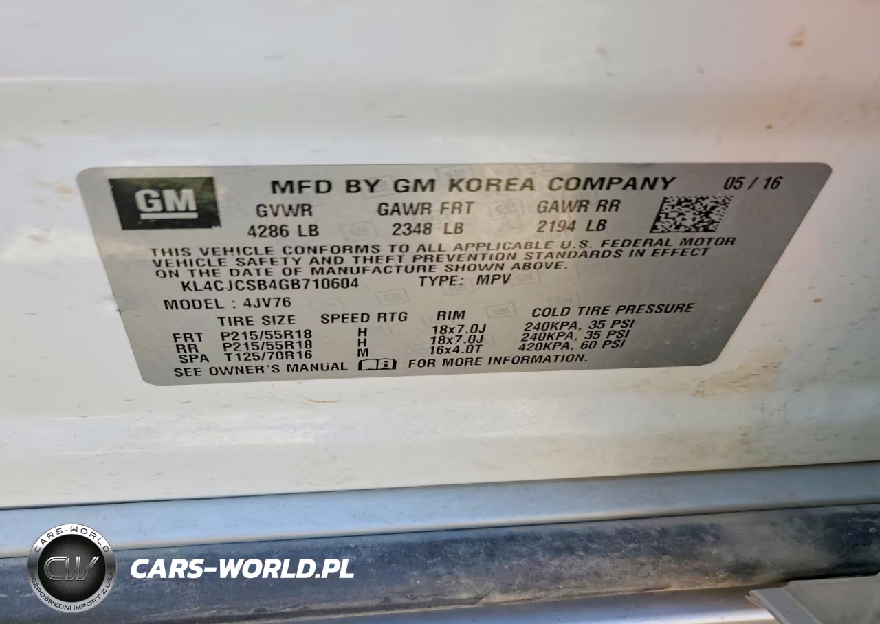 2016 Buick Encore VIN:KL4CJCSB4GB710604 - 12