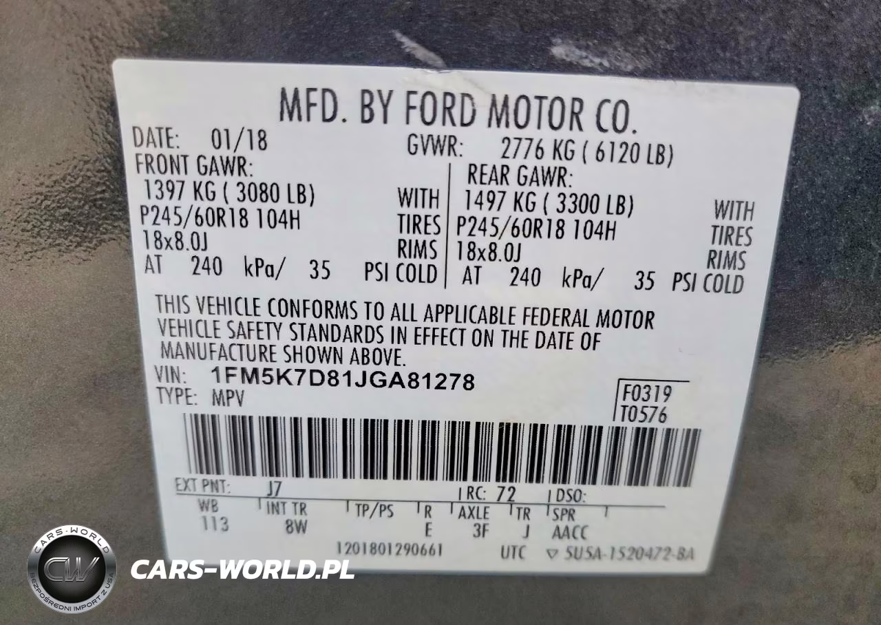 2018 Ford Explorer Xlt VIN:1FM5K7D81JGA81278 - 14