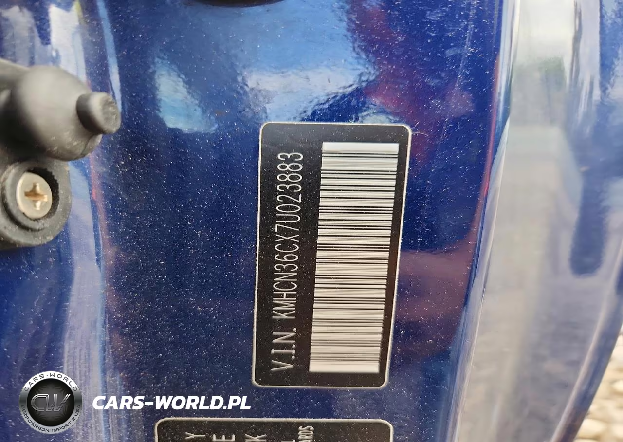 2007 Hyundai Accent Gs VIN:KMHCN36CX7U023883 - 12