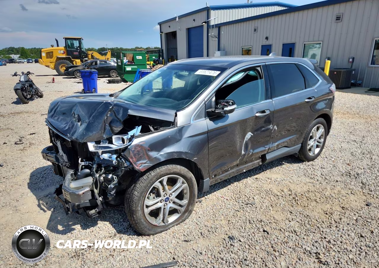 2017 Ford Edge Titanium VIN:2FMPK3K95HBB31646 - 1
