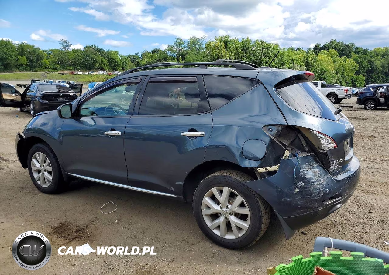 2014 Nissan Murano Sv VIN:JN8AZ1MW2EW523771 - 2
