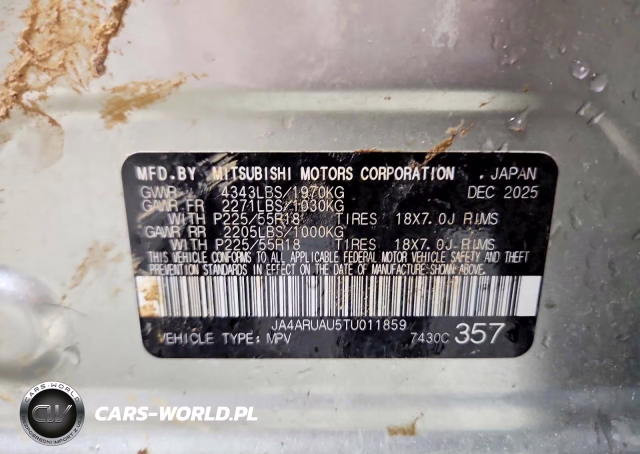 2026 Mitsubishi Outlander Sport S-Se VIN:JA4ARUAU5TU011859 - 13