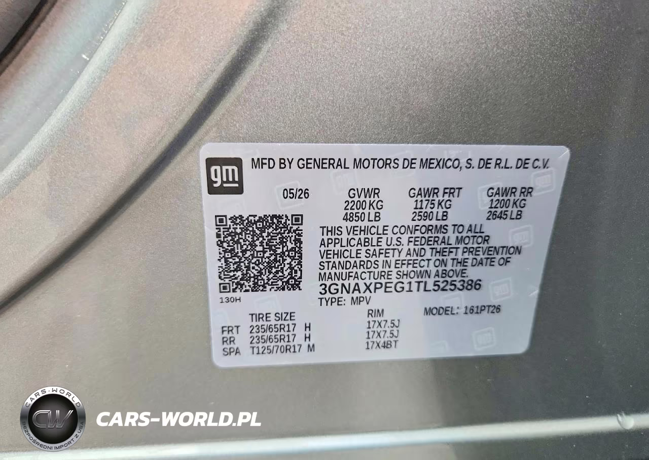 2026 Chevrolet Equinox Lt VIN:3GNAXPEG1TL525386 - 13