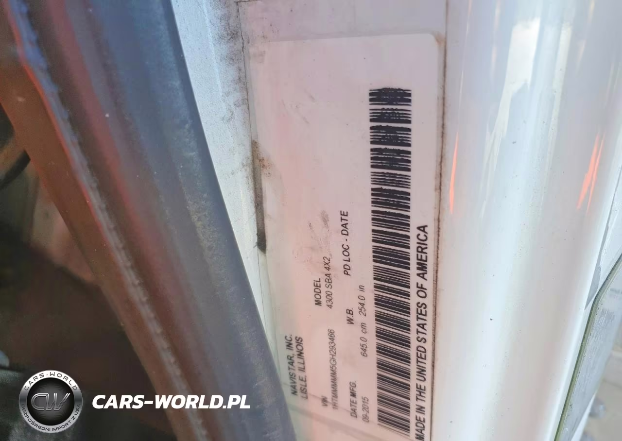 2016 International 4300 Box Truck VIN:1HTMMMMM5GH293466 - 13