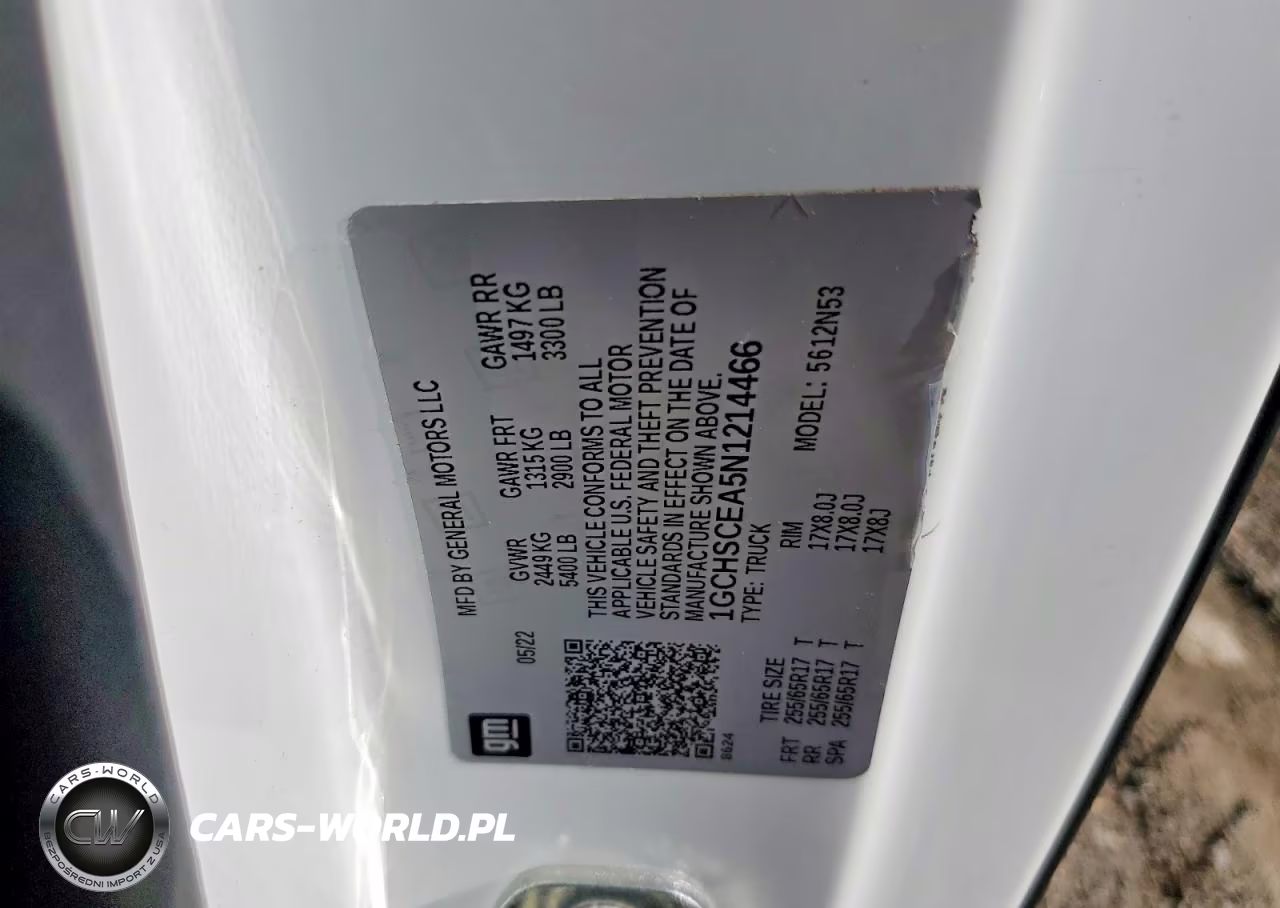 2022 Chevrolet Colorado Lt VIN:1GCHSCEA5N1214466 - 12