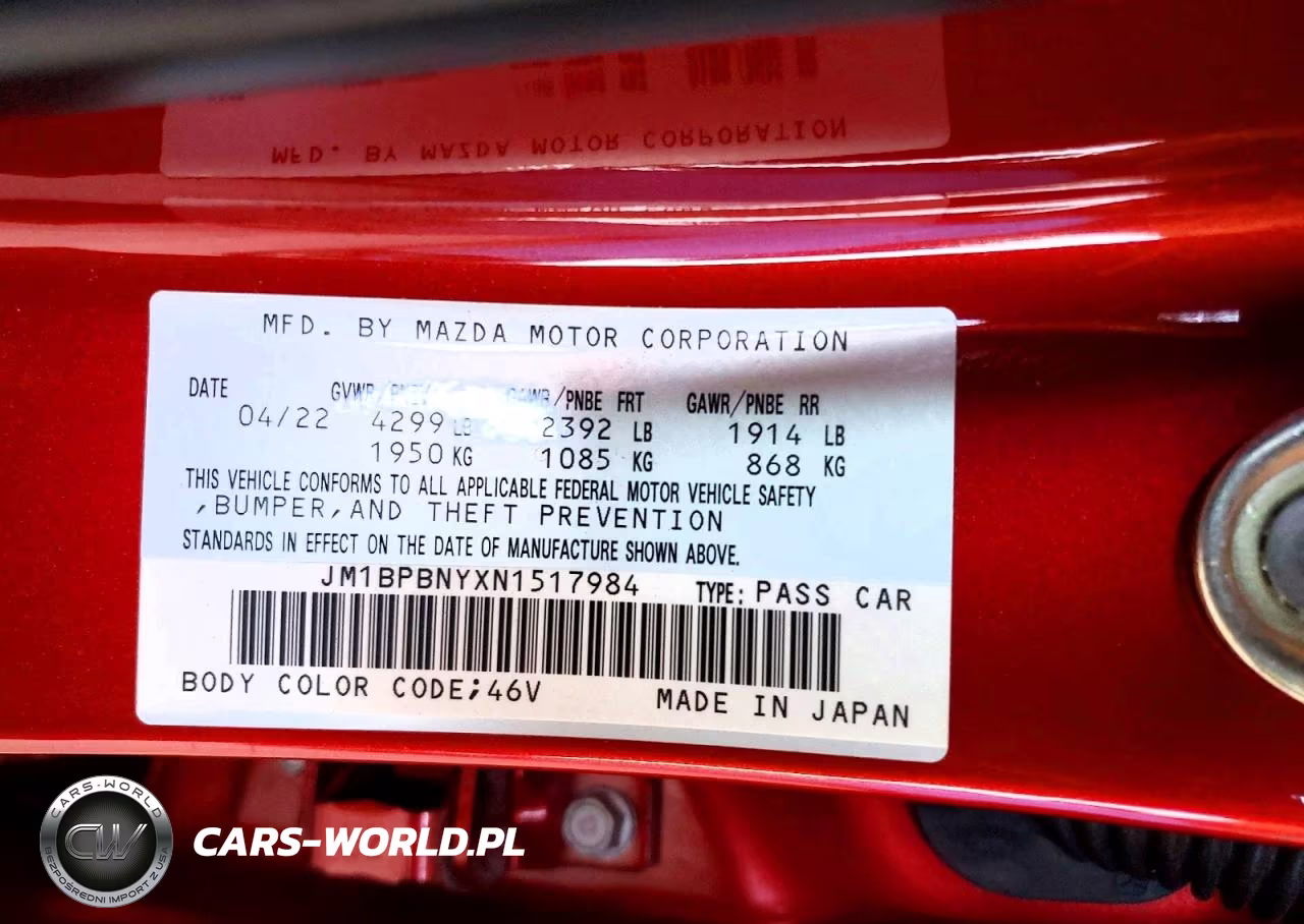 2022 Mazda 3 Premium Plus VIN:JM1BPBNYXN1517984 - 12