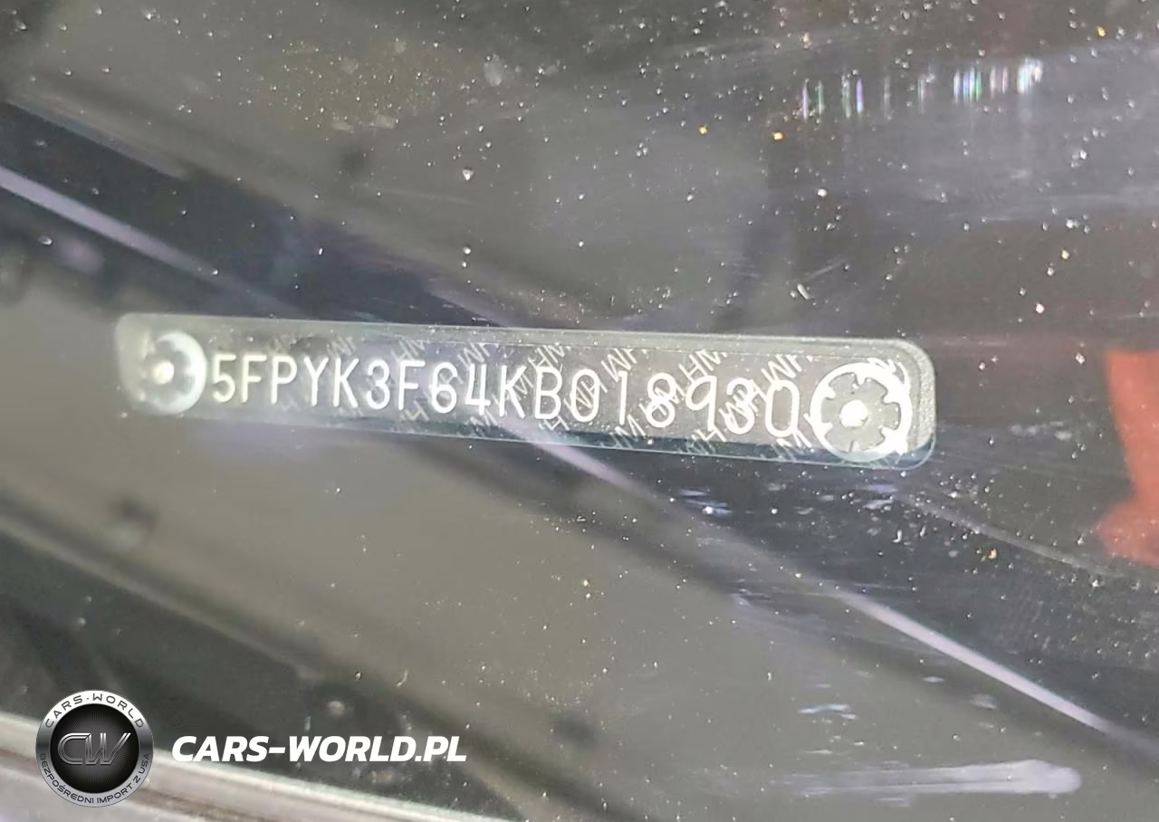 2019 Honda Ridgeline Rtl VIN:5FPYK3F64KB018930 - 13