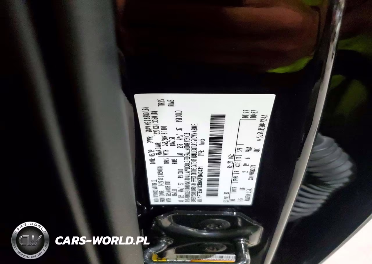 2019 Ford F150 Supercrew VIN:1FTEW1CB6KFB43431 - 12
