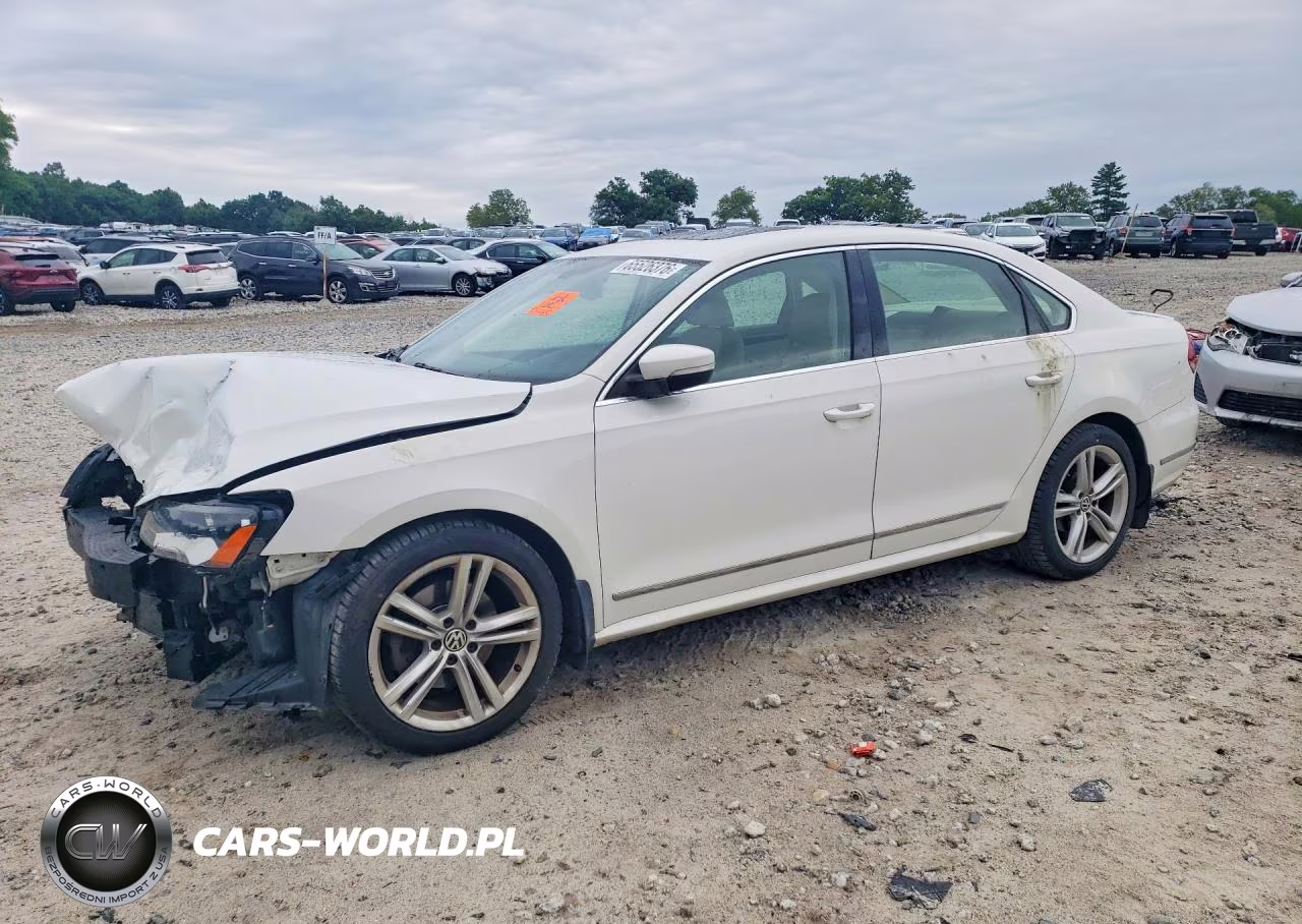 2015 Volkswagen Passat Sel VIN:1VWCV7A36FC007281 - 1