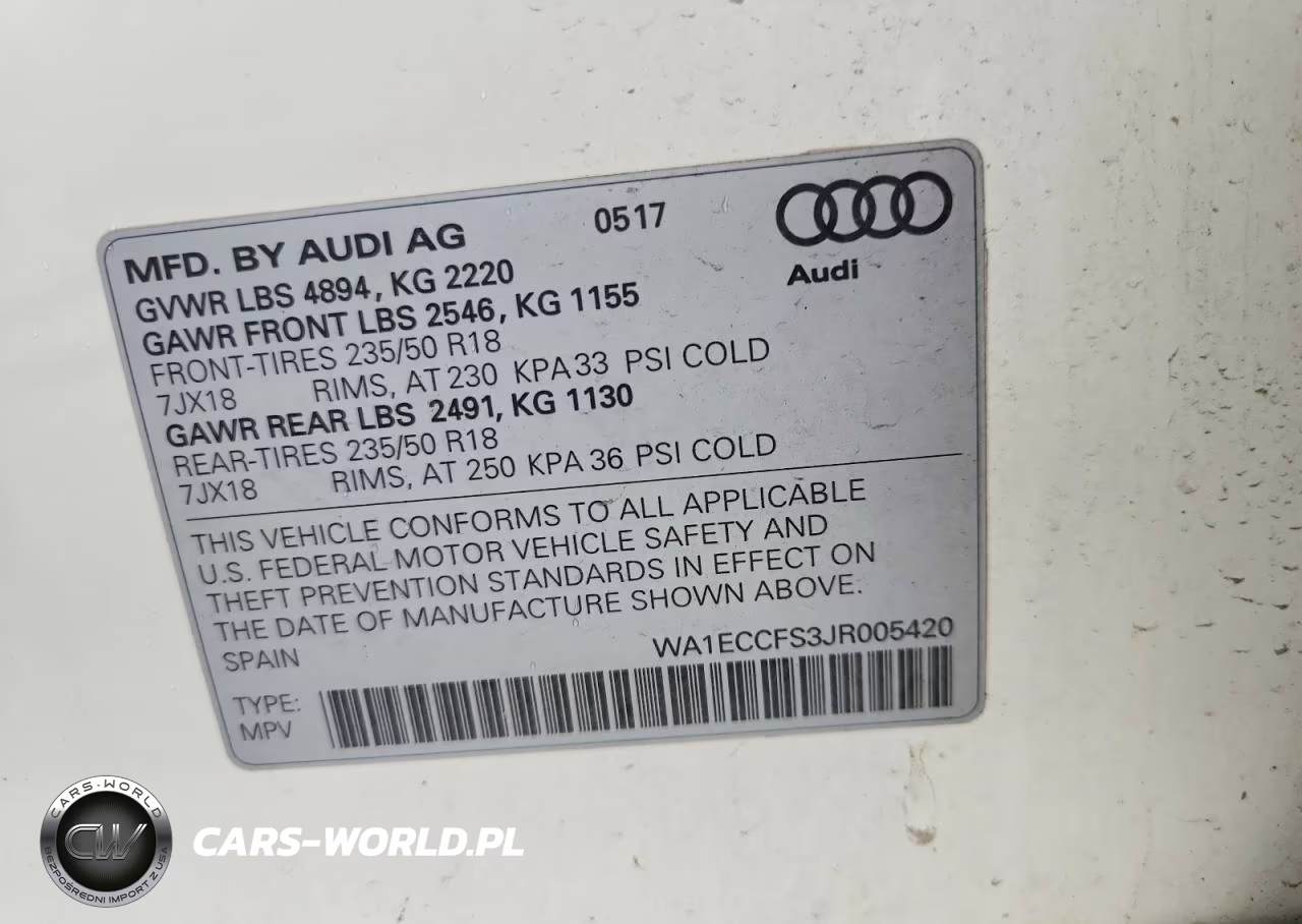 2018 Audi Q3 Premium VIN:WA1ECCFS3JR005420 - 12