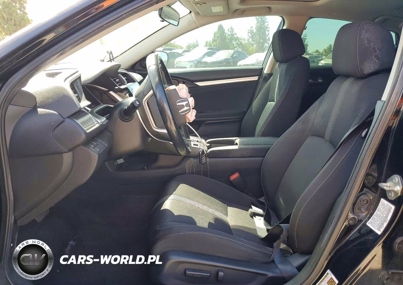 2019 Honda Civic Ex VIN:19XFC1F37KE214728 - 7