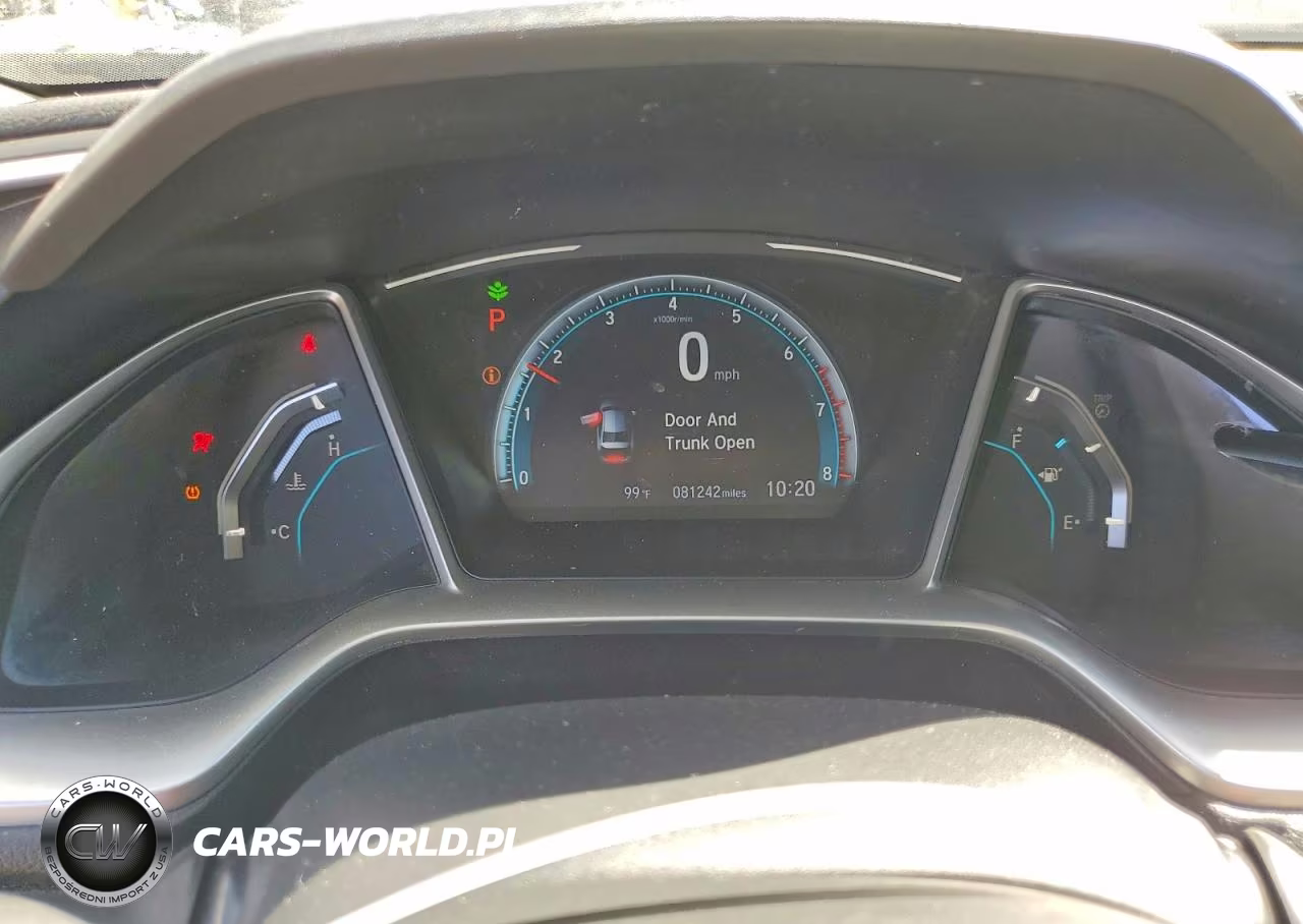 2019 Honda Civic Ex VIN:19XFC1F37KE214728 - 9