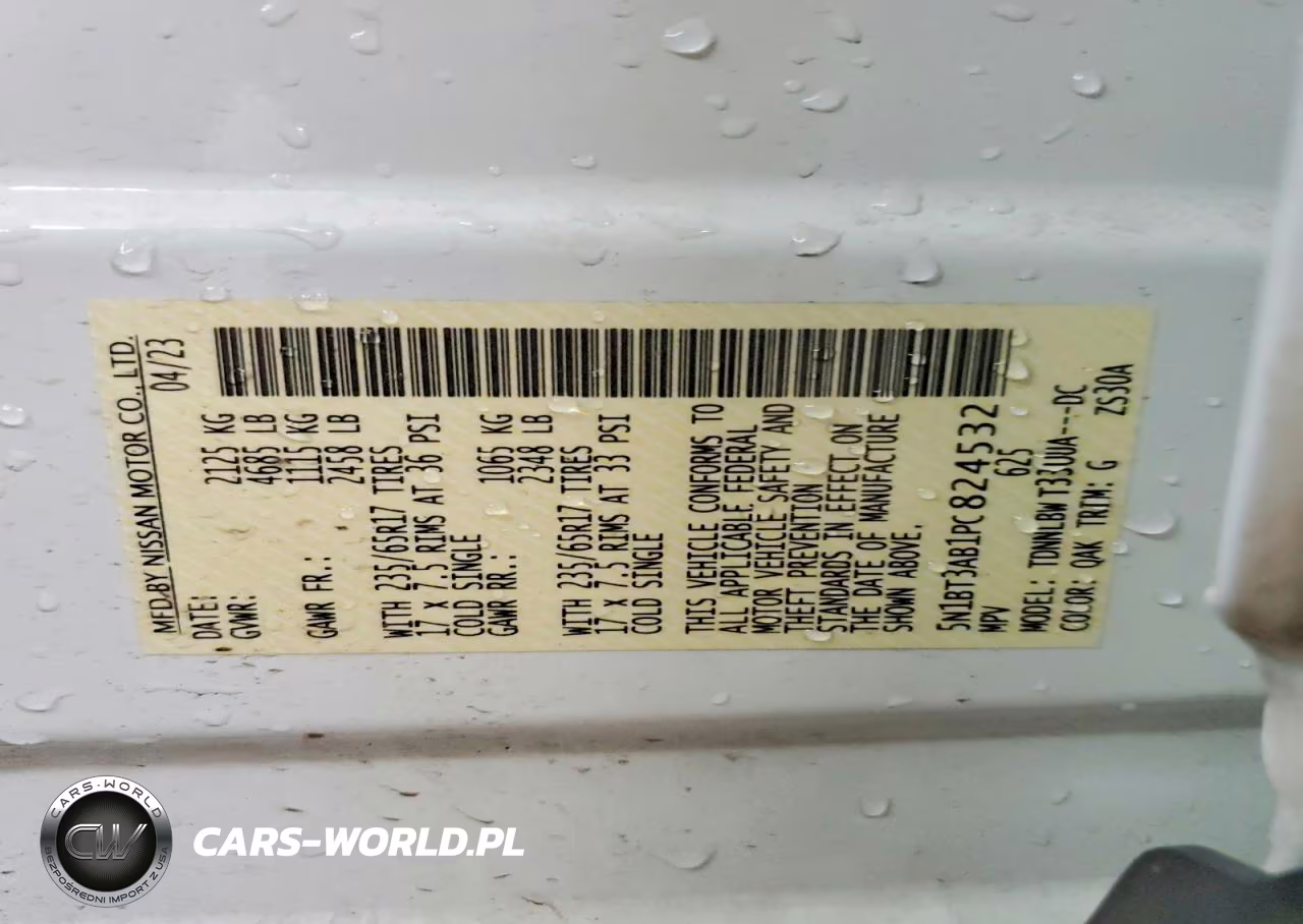 2023 Nissan Rogue S VIN:5N1BT3AB1PC824532 - 14