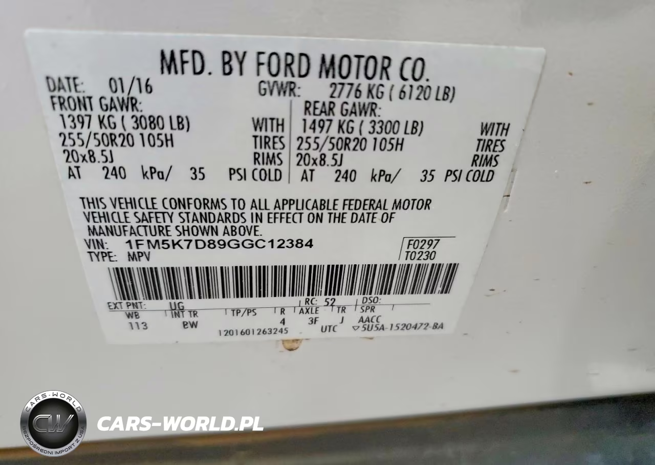 2016 Ford Explorer Xlt VIN:1FM5K7D89GGC12384 - 13