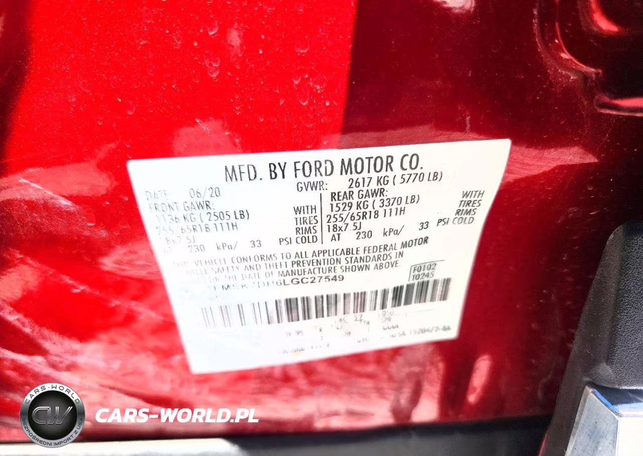 2020 Ford Explorer Xlt VIN:1FMSK7DH6LGC27549 - 13