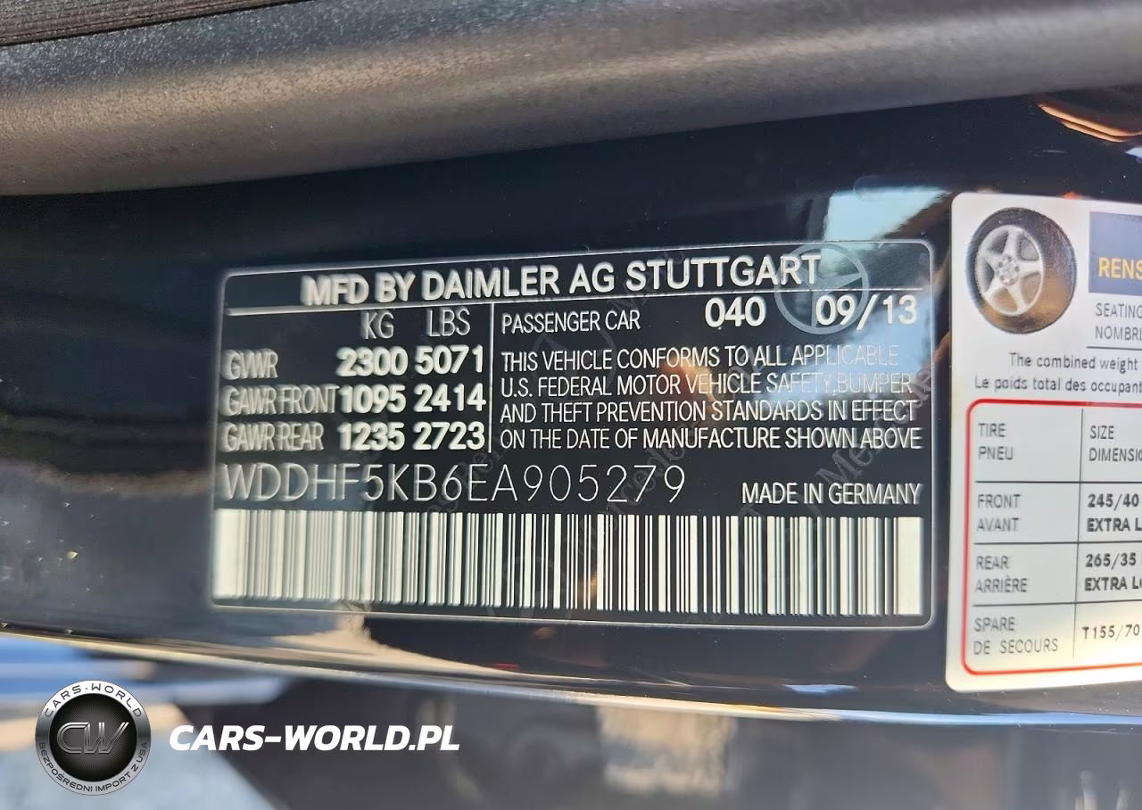 2014 Mercedes-Benz E 350 VIN:WDDHF5KB6EA905279 - 12