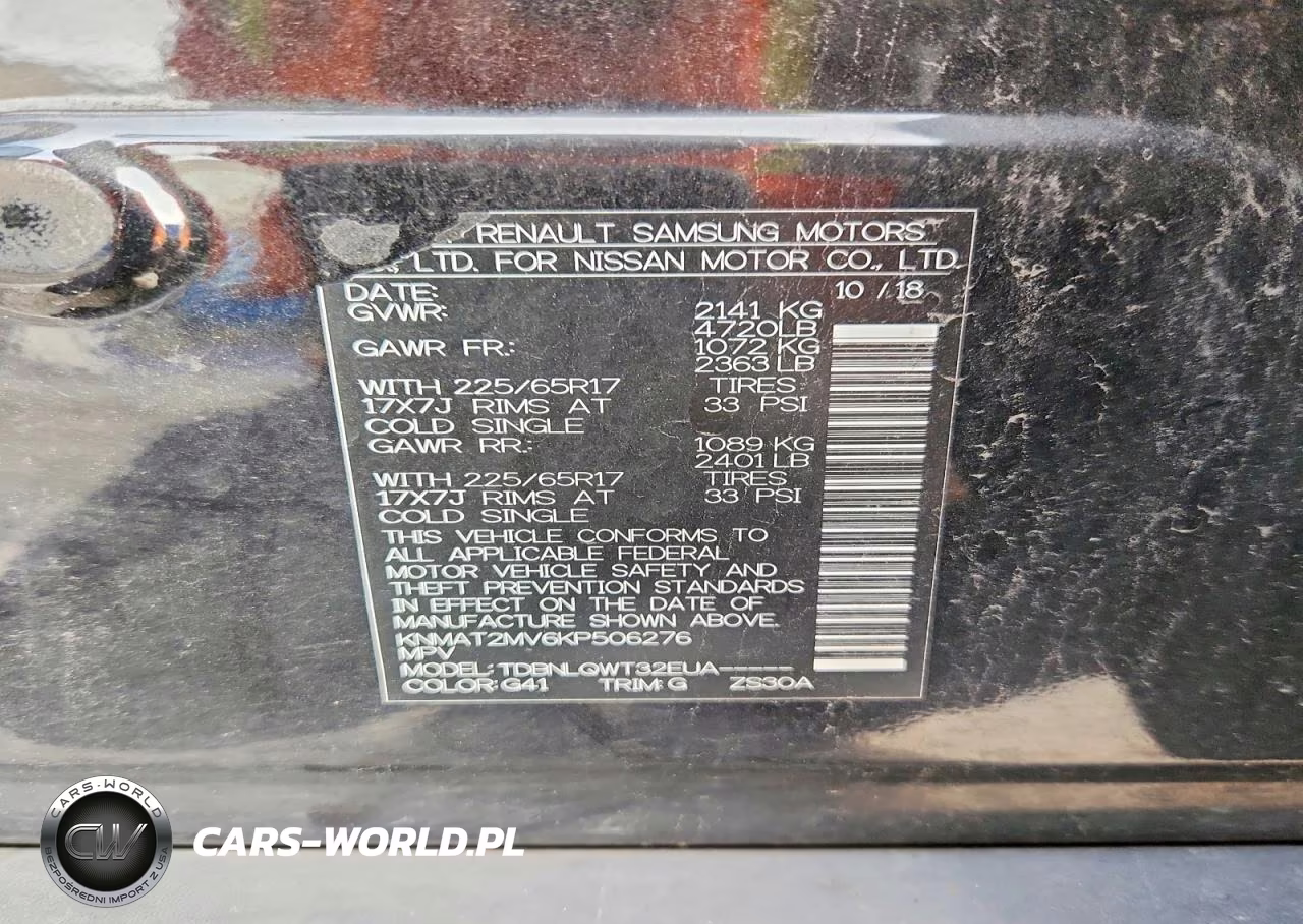 2019 Nissan Rogue Sv VIN:KNMAT2MV6KP506276 - 12