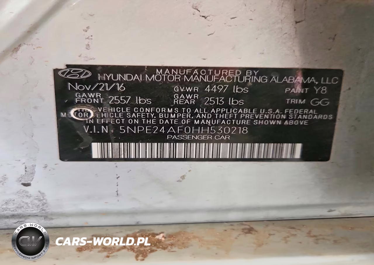 2017 Hyundai Sonata Se VIN:5NPE24AF0HH530218 - 12