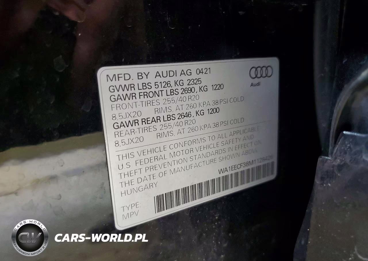 2021 Audi Q3 Premium Plus S Line 45 VIN:WA1EECF38M1128426 - 13