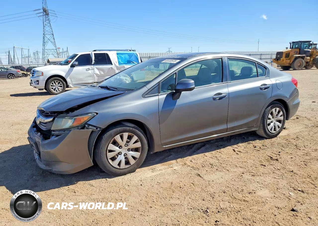 2012 Honda Civic Lx VIN:19XFB2F53CE373564 - 1