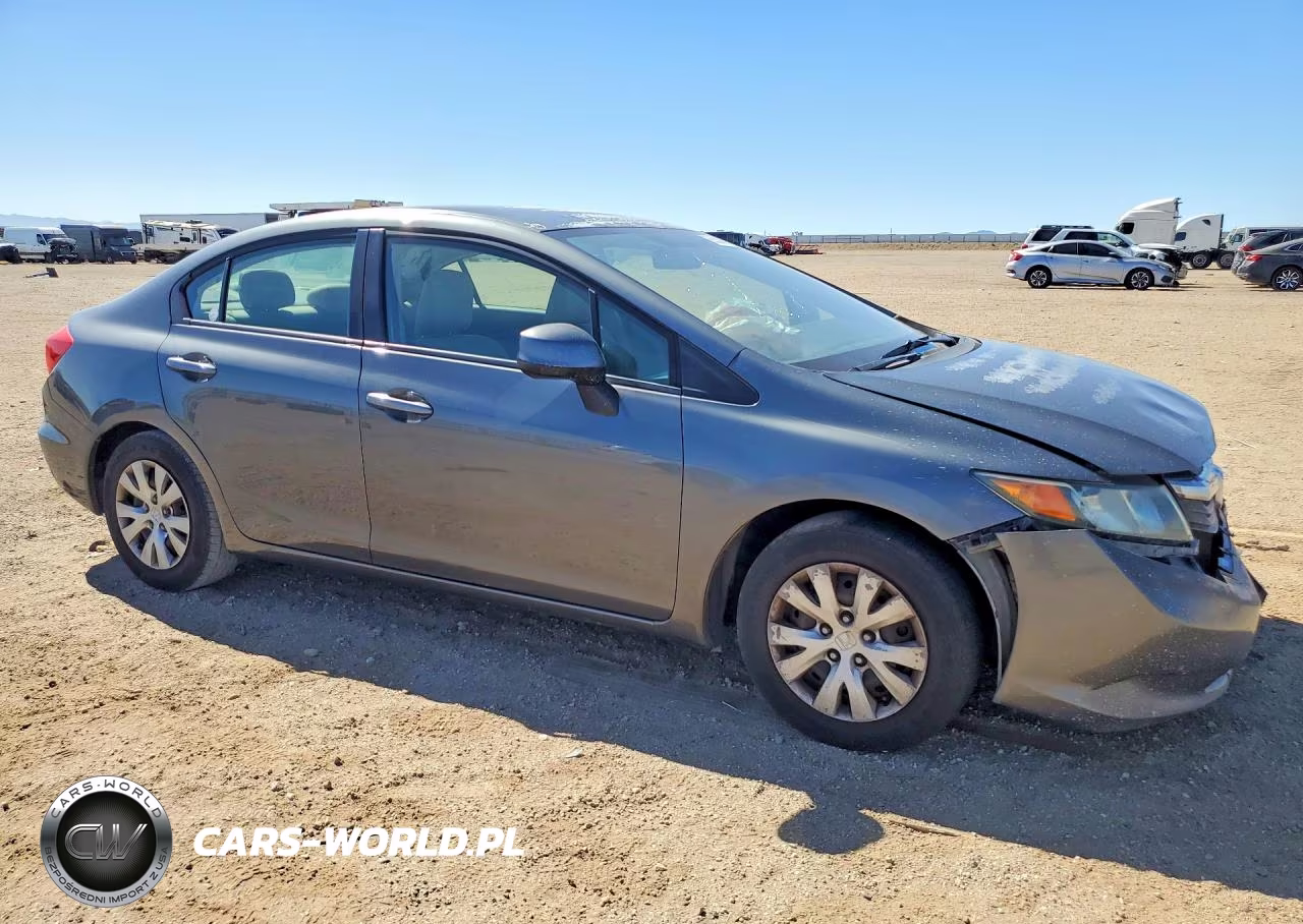 2012 Honda Civic Lx VIN:19XFB2F53CE373564 - 4