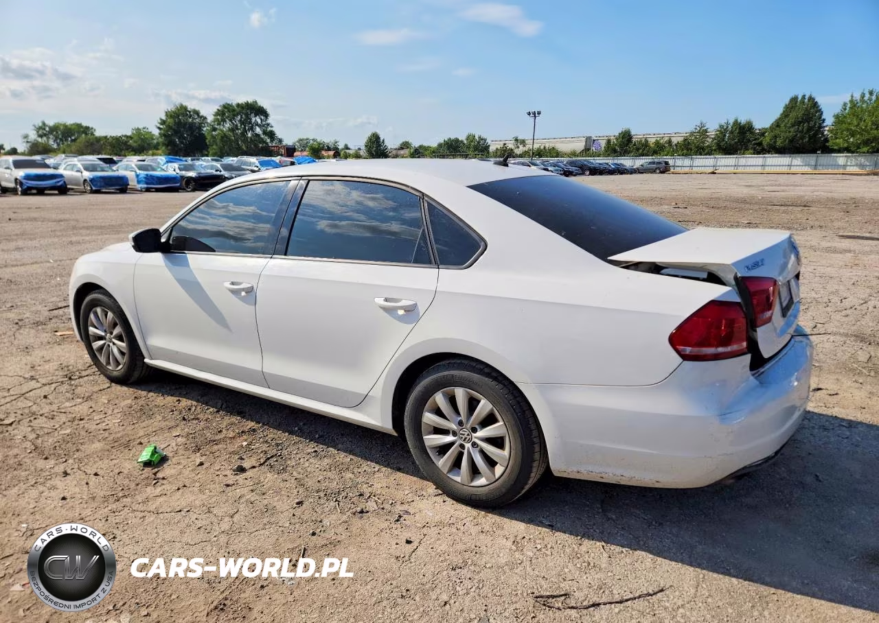 2012 Volkswagen Passat S VIN:1VWAP7A38CC075336 - 2