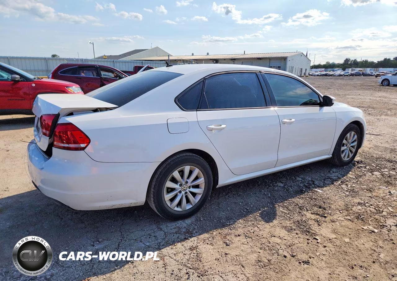 2012 Volkswagen Passat S VIN:1VWAP7A38CC075336 - 3