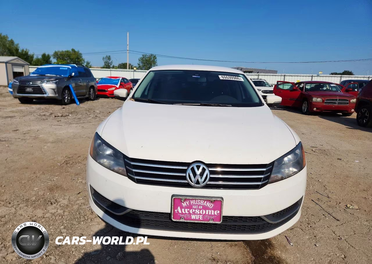 2012 Volkswagen Passat S VIN:1VWAP7A38CC075336 - 5