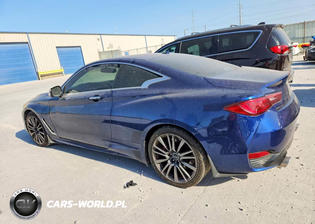 2017 Infiniti Q60 Red Sport 400 VIN:JN1FV7EK7HM610404 - 2